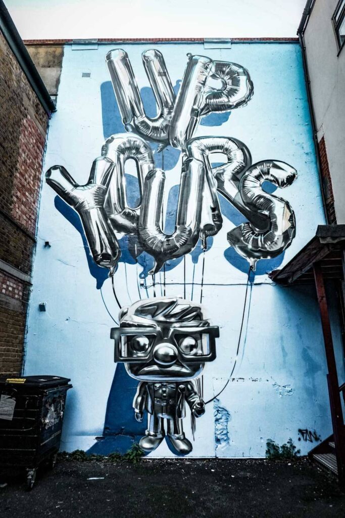up yours street art 3d