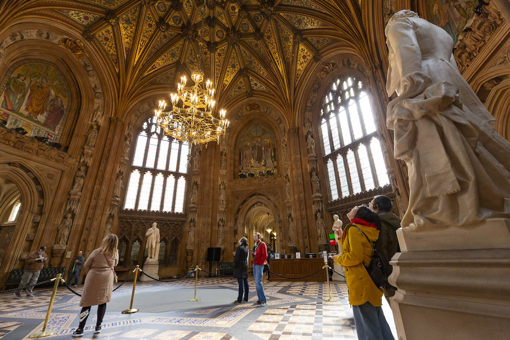 free tour of houses of parliament
