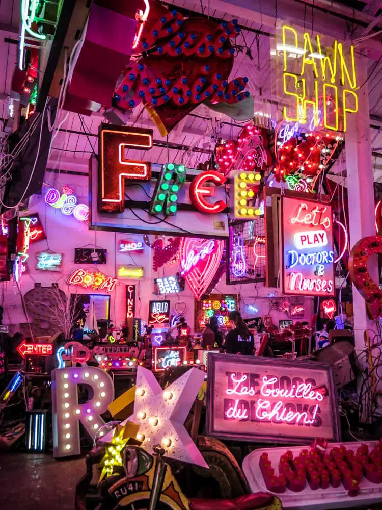 Collection of neon signs