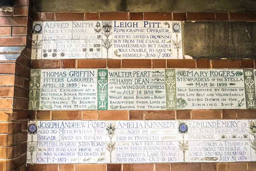 Watts Memorial in Postman's Park