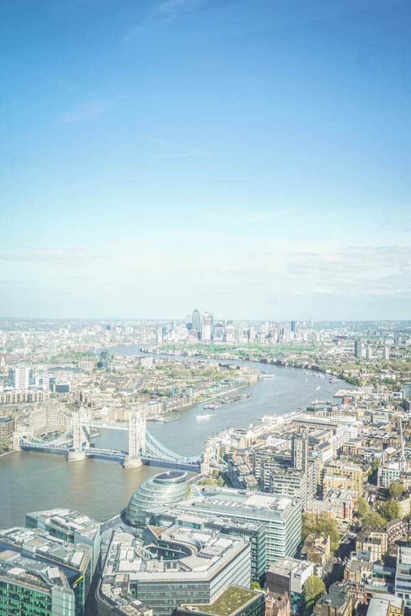 The View from Gong at The Shard