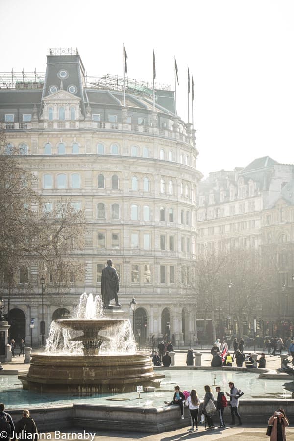 The Fountains on Trafalgar Square