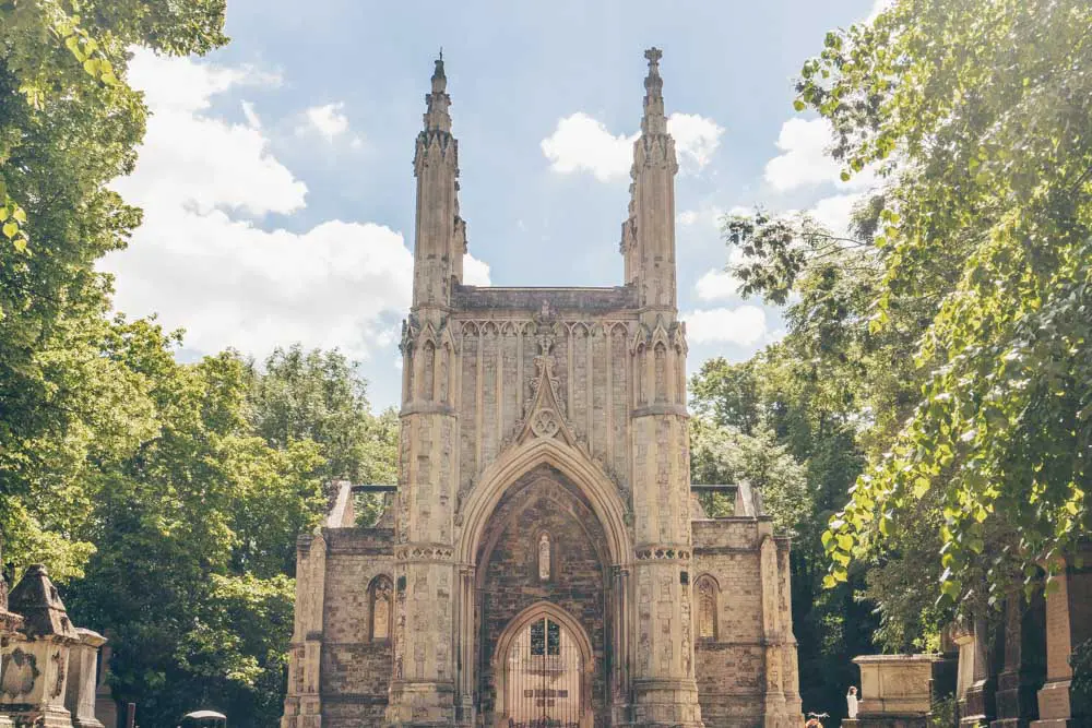 Close up of the chapel