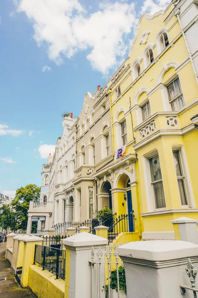 Colourful Houses Notting Hill