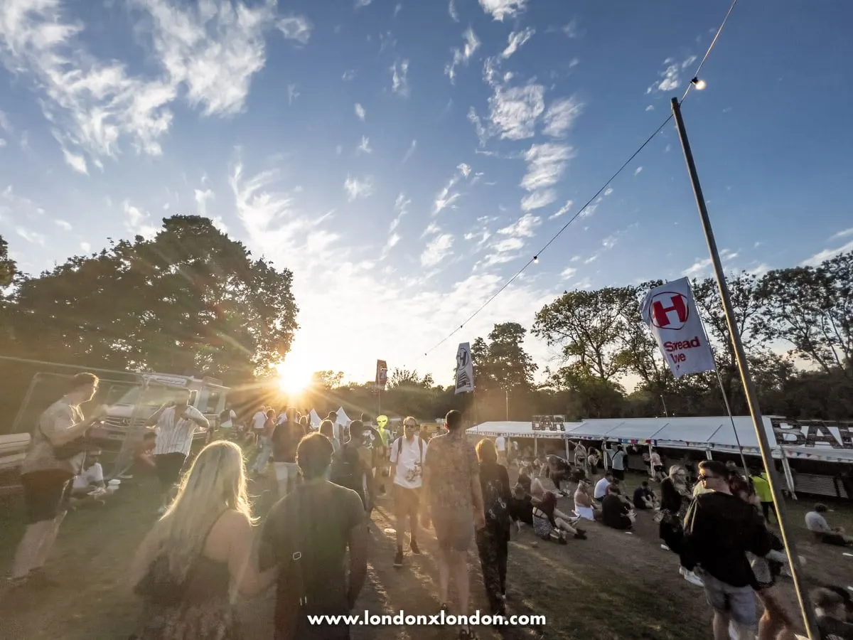 The park during hospitality festival