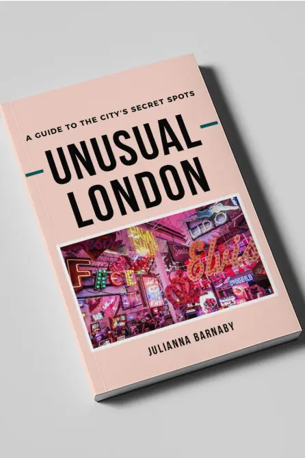 Unusual London Guidebook Cover Vertical