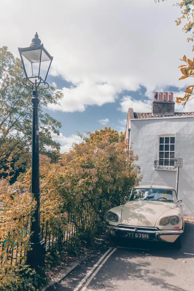 Hampstead pink car