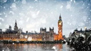 Westminster in the Snow