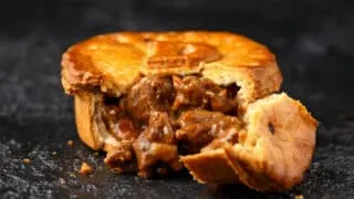 British duck pie