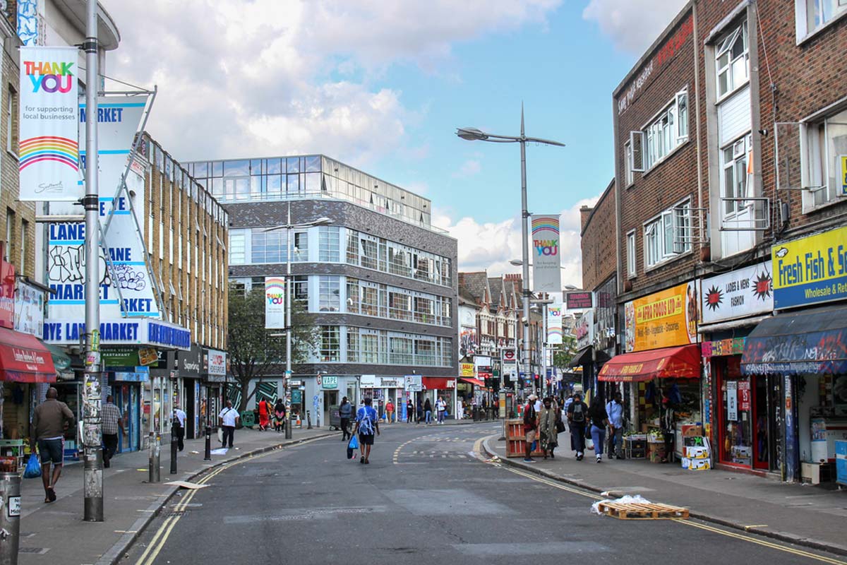 Grub S Up Peckham Is Getting A Brand New Food Court London X London   Peckham High Street Shutterstock 1800087211 