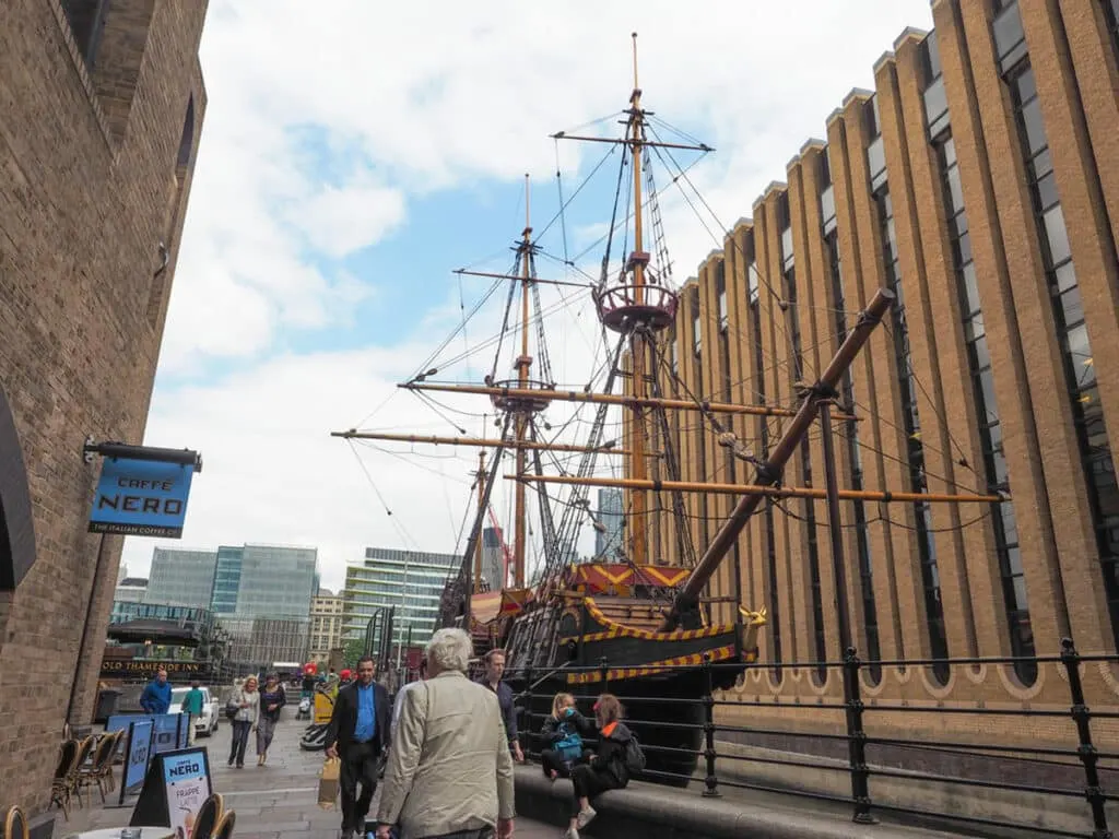 Sir Francis Drake's ship, the Golden Hinde